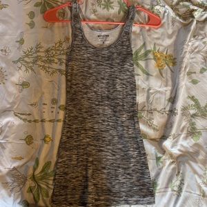 Grey workout tank top